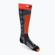 Skarpety narciarskie X-Socks Ski Rider 4.0 stone grey melange/x-orange