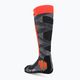 Skarpety narciarskie X-Socks Ski Rider 4.0 stone grey melange/x-orange 2