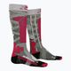 Skarpety narciarskie damskie X-Socks Ski Rider 4.0 grey/pink 4