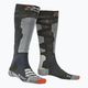 Skarpety narciarskie X-Socks Ski Silk Merino 4.0 anthracite melange/grey melange 4