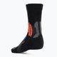 Skarpety do biegania X-Socks Winter Run 4.0 black/dark grey melange/x-orange 2