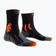 Skarpety do biegania X-Socks Winter Run 4.0 black/dark grey melange/x-orange 5