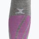 Skarpety narciarskie damskie X-Socks Apani Wintersports grey/purple 4