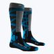 Skarpety narciarskie damskie X-Socks Ski Rider 4.0 dark grey/melange blue 4