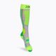 Skarpety narciarskie dziecięce X-Socks Ski 4.0 mid grey melange/green/python yellow