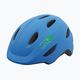 Kask rowerowy dziecięcy Giro Scamp matte blue/lime 7