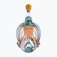 Maska pełnotwarzowa do snorkelingu dziecięca SEAC Libera acquamarine/orange 2