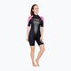 Skafander do nurkowania damski Cressi Altum Wetsuit Shorty 3 mm black/pink 2