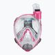 Maska pełnotwarzowa do snorkelingu dziecięca Cressi Baron Full Face clear/pink 2