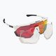 Okulary przeciwsłoneczne SCICON Aeroshade Kunken white gloss/scnpp multimirror red