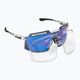 Okulary rowerowe SCICON Aerowatt Foza crystal gloss/scnpp multimirror blue EY38030700