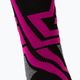 Skarpety narciarskie Mico Medium Weight X-Performance X-C Ski czarno-różowe CA00146 3