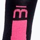 Skarpety narciarskie damskie Mico Heavy Weight Primaloft Ski czarno-różowe CA00119 3