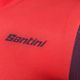 Koszulka rowerowa męska Santini Redux Istinto red 3