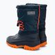 Śniegowce juniorskie CMP Ahto Snowboots Wp black blue/orange fluo 3