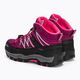 Buty trekkingowe dziecięce CMP Rigel Mid Wp berry/pink fluo 3