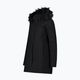 Płaszcz przeciwdeszczowy damski CMP Coat Zip Hood czarna 32K3196F/U901 2