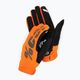 Rękawiczki rowerowe męskie 100% Brisker fluo orange/black