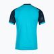 Koszulka tenisowa męska Joma Montreal fluor turquoise/navy 2