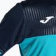 Koszulka tenisowa męska Joma Montreal fluor turquoise/navy 5
