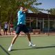 Koszulka tenisowa męska Joma Court fluor turquoise/navy 6