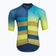 Koszulka rowerowa męska SILVINI Mazzano niebiesko-żółta 3122-MD2042/32422 3