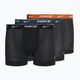 Bokserski męskie Nike Everyday Cotton Stretch Trunk 3 pary black/armory navy/black