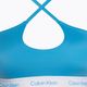 Góra od stroju kąpielowego Calvin Klein Halter Bralette malibu blue 3