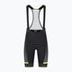 Spodenki rowerowe męskie Rogelli Hero II Bib Short yellow/grey/black 3