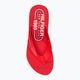 Japonki damskie Tommy Hilfiger Global Stripes Flat Beach Sandal fierce red 5