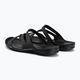 Klapki damskie Crocs Swiftwater Sandal W black/black 3