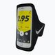 Opaska na telefon do biegania Nike Lean Arm Band black/black/silver 2