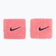 Frotki na nadgarstek Nike Swoosh Wristbands 2 szt. pink gaze/oil grey 2