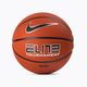 Piłka do koszykówki Nike Elite Tournament 8P Deflated amber/black/metallic silver rozmiar 7