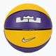 Piłka do koszykówki Nike Playground 8P 2.0 L James purple/amarillo/ black/white rozmiar 7