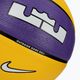 Piłka do koszykówki Nike Playground 8P 2.0 L James purple/amarillo/ black/white rozmiar 7 4