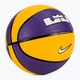 Piłka do koszykówki Nike Playground 8P 2.0 L James purple/ amarillo/ black/white rozmiar 6 2