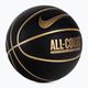 Piłka do koszykówki Nike Everyday All Court 8P Deflated black/metallic gold rozmiar 7 2