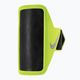 Opaska na telefon do biegania Nike Lean Arm Band Plus volt/black/silver 4