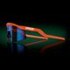 Okulary przeciwsłoneczne Oakley Hydra neon orange/prizm sapphire 8