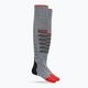 Skarpety narciarskie podgrzewane Lenz Heat Sock 5.1 Toe Cap Slim Fit grey/red