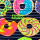 Bokserki kąpielowe dziecięce Funky Trunks Sidewinder Trunks dunking donuts 3