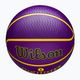 Piłka do koszykówki Wilson NBA Player Icon Outdoor Lebron violet rozmiar 7 5