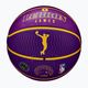 Piłka do koszykówki Wilson NBA Player Icon Outdoor Lebron violet rozmiar 7 8