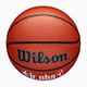 Piłka do koszykówki dziecięca Wilson NBA JR Fam Logo Indoor Outdoor brown rozmiar 7 4