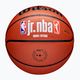 Piłka do koszykówki dziecięca Wilson NBA JR Fam Logo Indoor Outdoor brown rozmiar 7 5