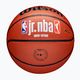 Piłka do koszykówki dziecięca Wilson NBA JR Fam Logo Indoor Outdoor brown rozmiar 6 5