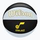 Piłka do koszykówki Wilson NBA Team Tribute Utah Jazz szary rozmiar 7