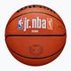 Piłka do koszykówki dziecięca Wilson dziecięca NBA JR Fam Logo Authentic Outdoor brown rozmiar 7 5