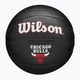 Piłka do koszykówki dziecięca Wilson NBA Team Tribute Mini Chicago Bulls black rozmiar 3